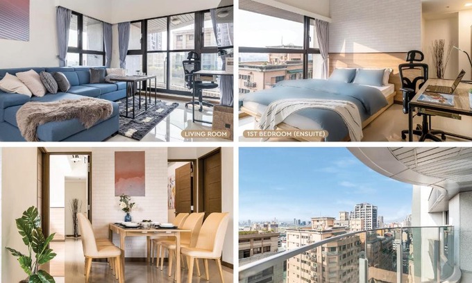 Ximending Wohnung | High Floor New Bldg 4B2bLDK Ximending, Stunning Views 高層新樓 4房2衛 西門町 美景