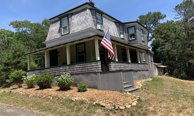 East Chop Haus | Historisches Oak Bluffs Haus, kurzer Fußweg zum Hafen