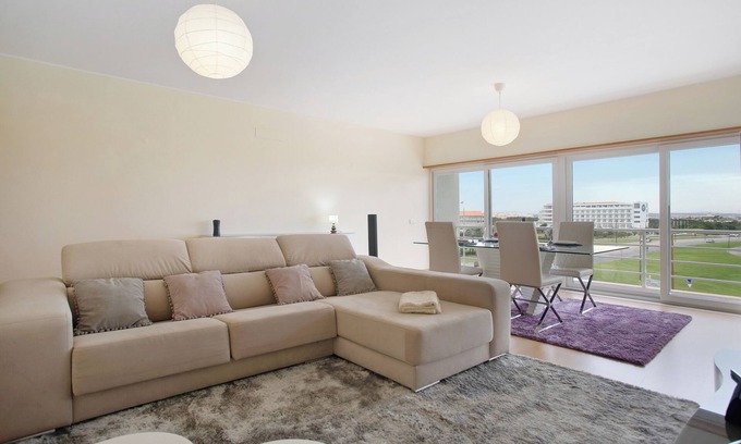 Peniche de Cima Haus | Ferienhaus 'A O - Passarelle' mit Meerblick, Gemeinschaftsterrasse und Wi-Fi