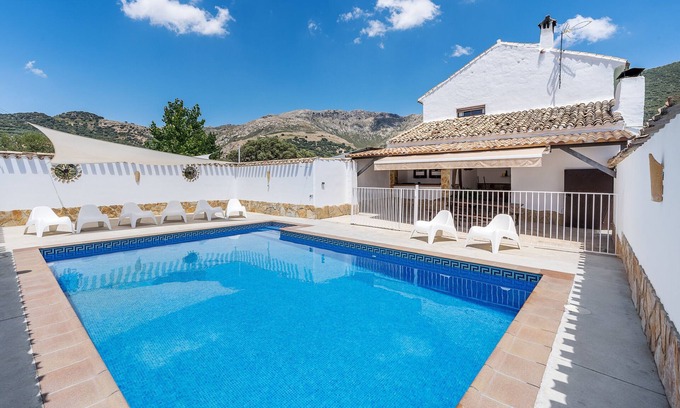 Las Lagunillas Haus | Ferienhaus 'Cortijo El Llano' mit Bergblick, privatem Pool und WLAN