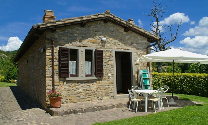 Fraccano Haus | Großzügiges Ferienhaus auf dem Land in Città di Castello