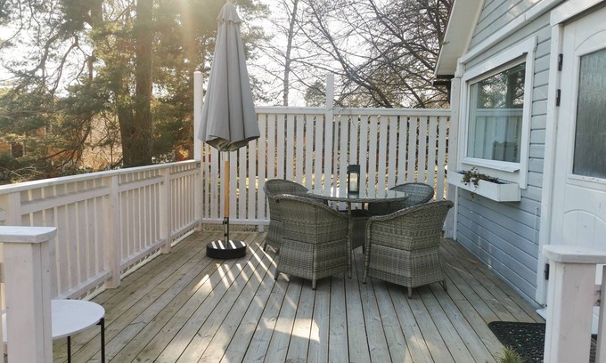 Ytterbystrand Skihütte | Ferienhaus auf Resarö in der Nähe des Meeres | SE13008