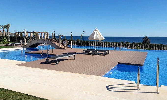 Mar de Pulpi Wohnung | Homerez - 100 m vom Strand entfernt! Wohnung mit Zugang zum Pool und jacuzzi