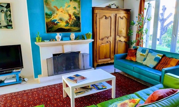 Bussy-Saint-Martin Haus | Haus mit Garten mit Blick auf einen Park "10 Min von Disney/ 20 Min von Paris".