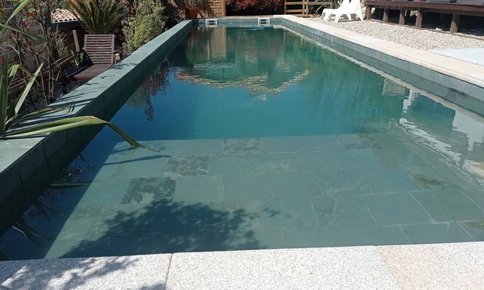 O Porrino Haus | Haus mit Pool von 14 m ökologisch