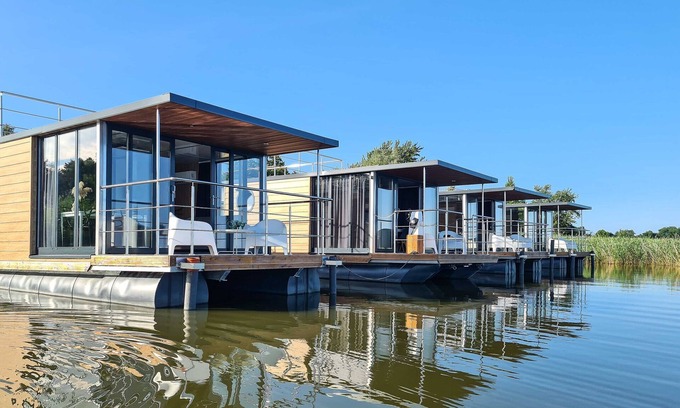 Mielno Bootsverleih | Hausboot in Łazy am Jamno-See und Meer