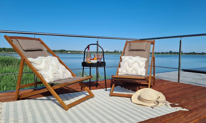 Mielno Bootsverleih | Hausboot in Łazy am Jamno-See und Meer