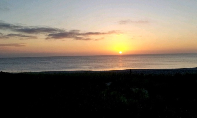 Humarock Hütte | Humarock Cottage "the Blue Vistas" Direkter Blick auf das Meer und den Fluss