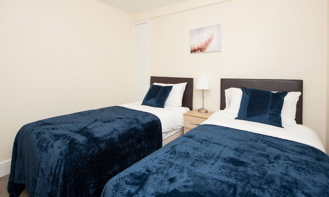 Southampton Wohnung | Flat 7-Premier-Apartment-Ensuite mit Dusche-Gartenblick