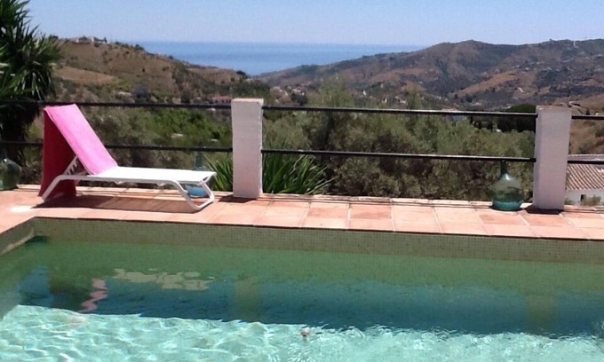 Frigiliana Haus | Idyllisches Landhaus mit Pool und traumhaftem Blick aufs Meer