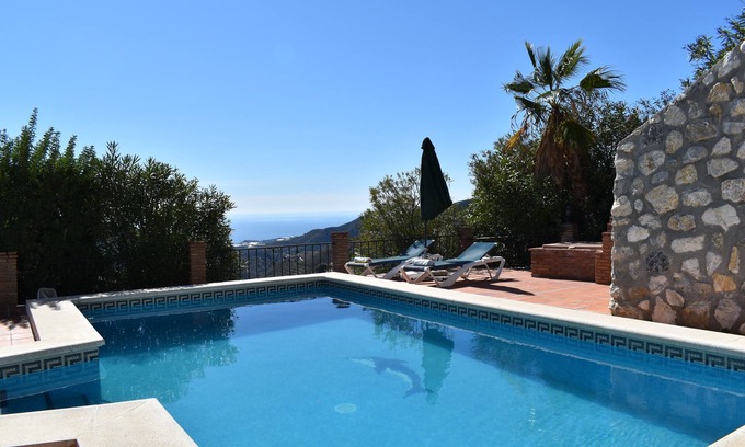 Competa Hütte | Casa Inmaculada - mit privatem Pool und fantastischer Aussicht.