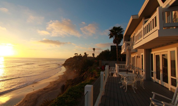 Encinitas Haus | Tadelloses Haus am Meer in Cape Cod mit Blick auf Swamis Strand.