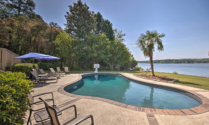 Camden Haus | Impeccable Home w/ Dock & Pool on Lake Wateree!