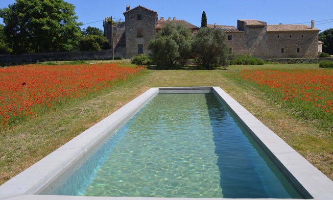 Uzes Haus | Fantastisches Loft in einer Mühle aus dem 18. Jahrhundert mit privatem Pool