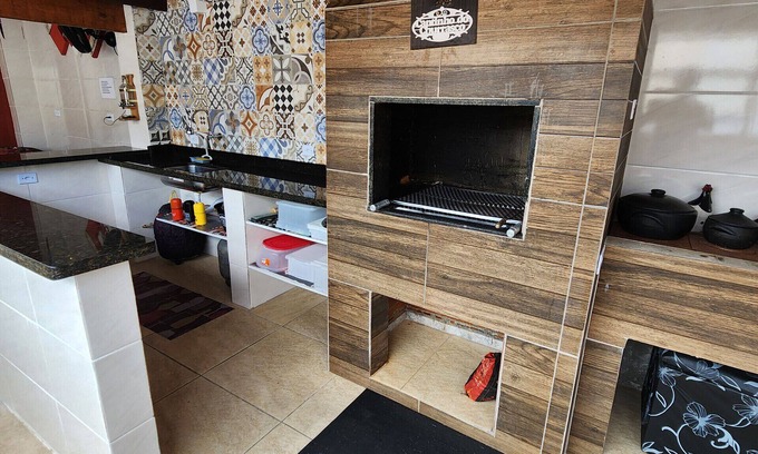 Jardim Praia Grande Haus | Incrível casa com piscina e Wi-Fi em Mongaguá/SP