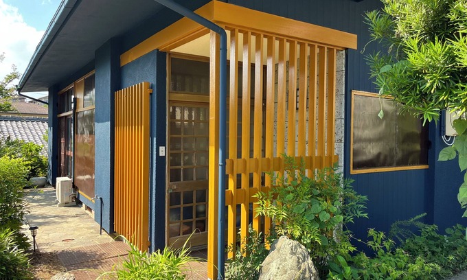 Ise Villa | Ise Blue Villa main building and detached house｜A space filled with playfulness and attention to detail, adjacent to the forest, with outdoor chill space, accommodates 15 people