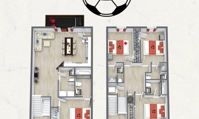Bloomington Wohnung | IU Soccer Hideaway - 4 Bd Townhome by IU Sports