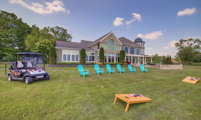 Horton Haus | Jackson Lakefront Getaway: Boat Dock, Porch, Patio