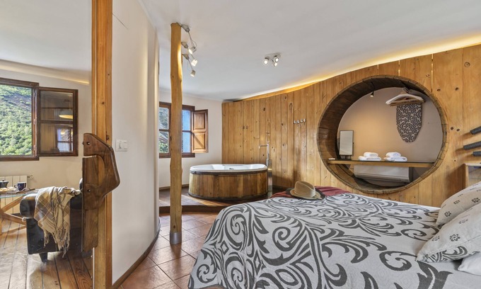 Santovena Haus | Whirlpool mit Aussicht im Ponga-Park
