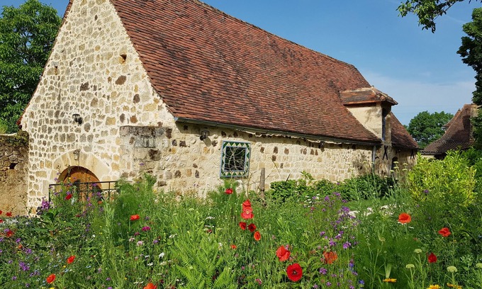 Cenac-et-Saint-Julien Hütte | Jardins du Périgord mit Terrasse, Schwimmbad, Spa, Sauna, 12 km von Sarlat