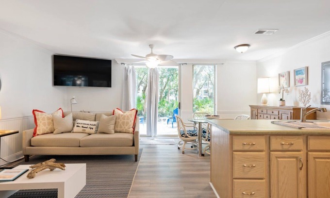 Jekyll Island Eigentumswohnung | Jekyll villa near Driftwood Beach