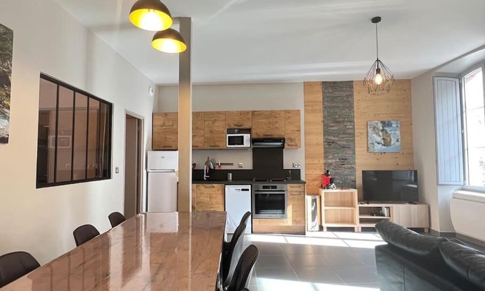 Cauterets Wohnung | Joli T3 rénové ds une villa 1900