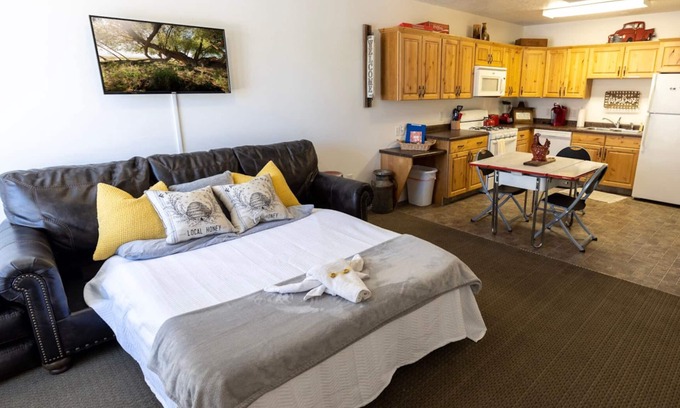Mount Pleasant Wohnung | đ€ king studio w/Q sleeper+kitchen+washer/dryer+250mbps wi-fiđ„Ÿ(15mi)maple canyon