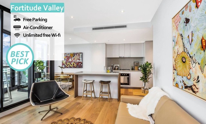 Fortitude Valley Wohnung | Designer 2Bed 2Bath APT | 2 km nach Brisbane CBD