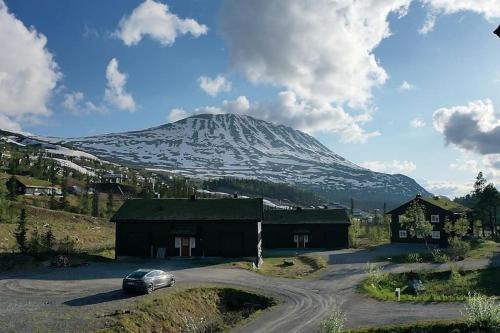 Atra Wohnung | Lägenhet med utsikt mot Gaustatoppen, ski in ski out