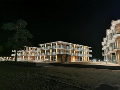 Aahus Wohnung | Lägenhet på stranden i Åhus med havsutsikt och bastu samt relax