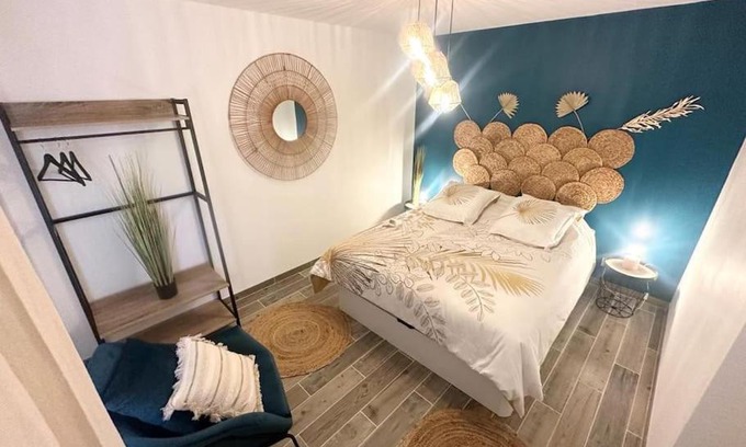 Moyen-Vernet Wohnung | L'Evasion - Climatisé - Jardin - Plage - Jacuzzi