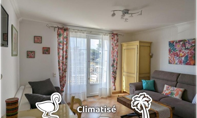 La Capte Wohnung | L'Instant Plage - Vue Mer - Bord de Plage - La Capte - Côte d'Azur