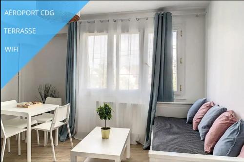 Livry-Gargan Wohnung | L04 Villa Dengous - Cozy Aéroport CDG Wifi 4 pers