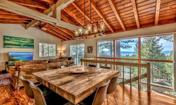 Zephyr Cove Haus | Lake Tahoe Tree House with Panoramic Views of Lake Tahoe