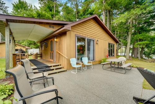 Chetek Haus | Lakefront Chetek Vacation Rental with Private Dock!