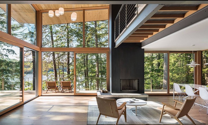 Center Harbor Haus | Modernes Meisterwerk über Squam, vorgestellt im Boston Magazine