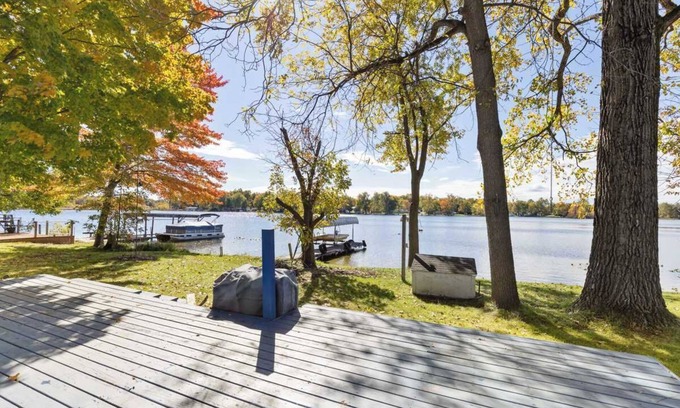 Bloomingdale Haus | Lakefront Home with Dock, Firepit & Private Deck