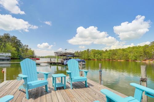 Gainesville Haus | Lakefront Home with Private Dock in Gainesville!