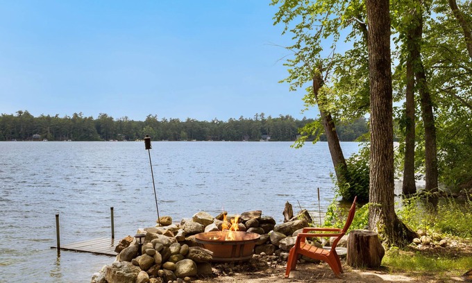 Shapleigh Haus | Lakefront Home with Sandy Beach! Kayaks, SUP, Pedal boat, and more!