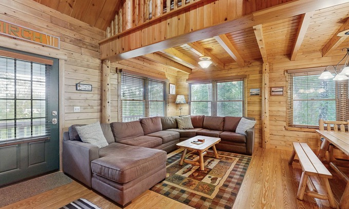Greenville Haus | Lakefront home with private dock, canoe & kayak, fast WiFi, and firepit - dog OK