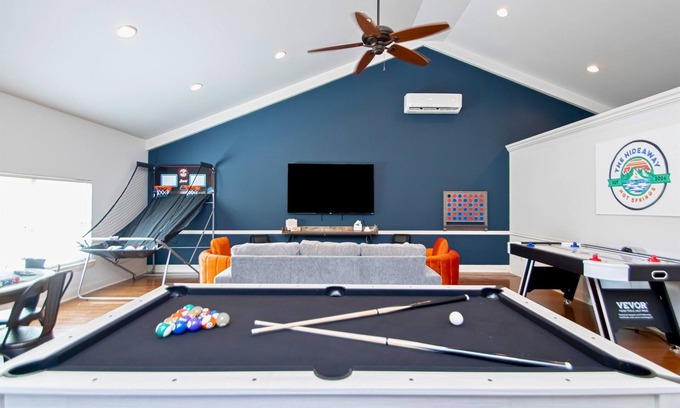 Mid America Haus | Lakeside Hideaway w/Game Room, Private Pool, Dock