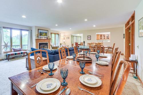 Spooner Haus | Lakeside Spooner Home with Game Room and Views!
