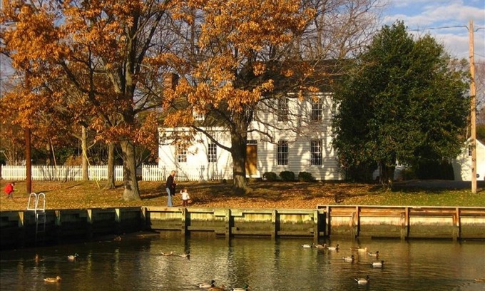 St. Michaels Haus | Große INNENSTADT- Historisches Haus am Hafen von St. Michaels - alles zu Fuß erreichbar!
