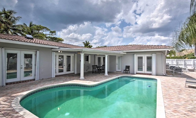 Survey Creek Villa | NEW! Lauderdale Waterfront Villa w/ Heated Pool