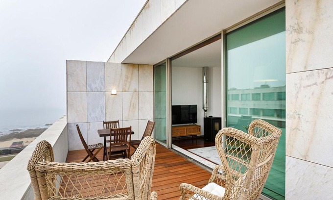 Leca da Palmeira Wohnung | Leça Front Beach Luxury Penthouse