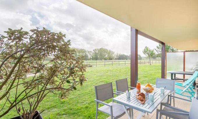 Sables-d'Or-les-Pins Wohnung | Le Backspin - Appt 6p accès piscine, spa, sauna