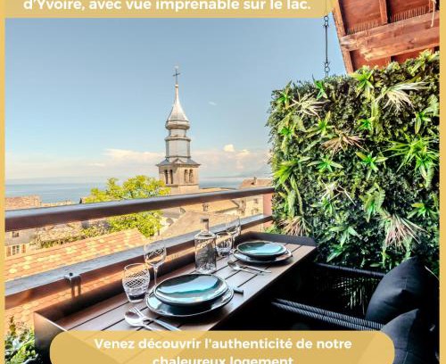 Yvoire Wohnung | Le Balcon du Lac I T2 I Cité d'Yvoire