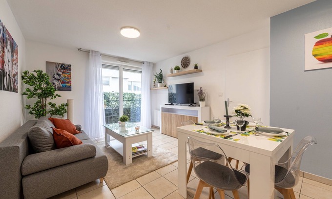 Ville-la-Grand Wohnung | Le Cœur d'Annemasse - Appt 6p à 10 mn de Genève
