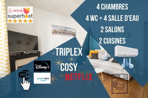 Haussonville-Blandan-Mon Desert-Saurupt Wohnung | Le Maxi Dupont Thermal Netflix Clim Fibre OscarNewHome