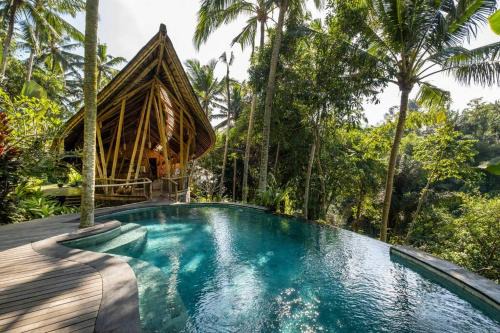 Abiansemal Villa | Leaf House 3bds BambooVilla Pool